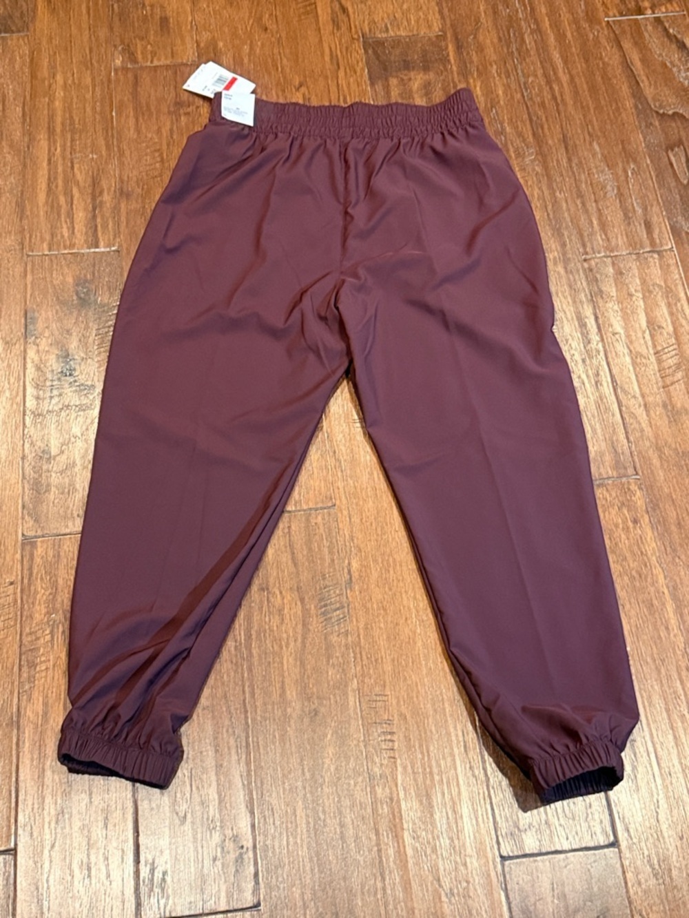 NWT! Large Nike Women’s Burgundy Crush One Dri-FIT High-Waisted 7/8 Joggers PC 🖤 - Picture 7 of 8
